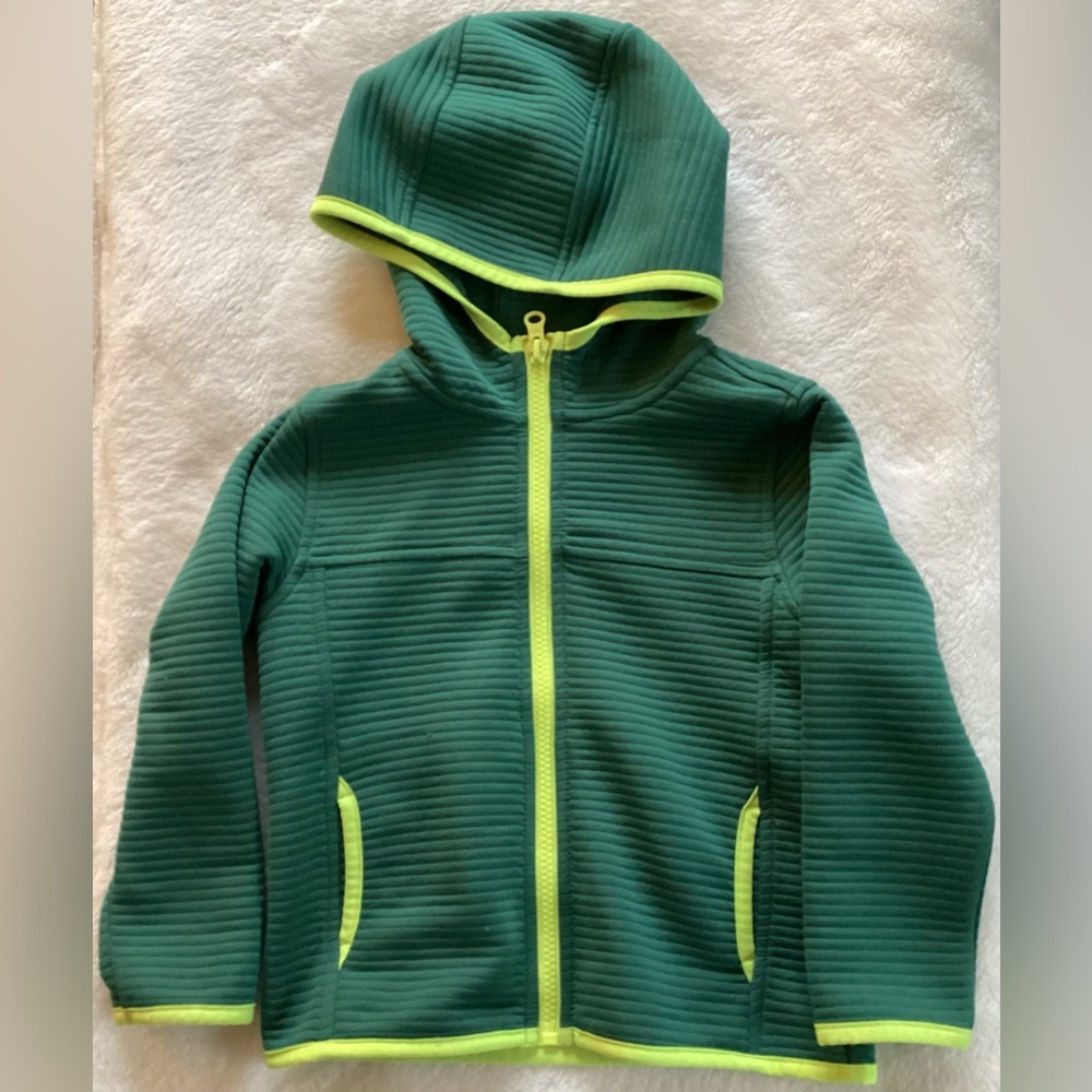 J.Crew Crewcuts Green and Yellow Kids Jacket